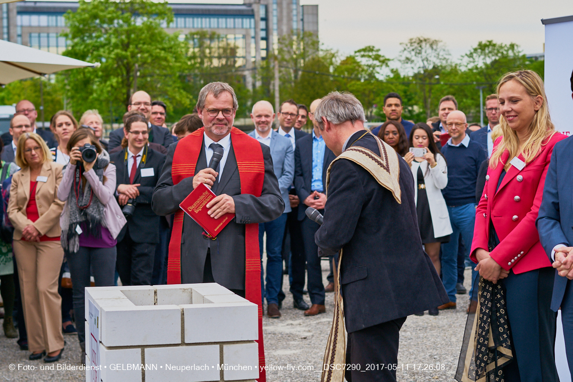 11. Mai 2017 - Grundsteinlegung für die LOGE und dem Kulturquadrat in Neuperlach